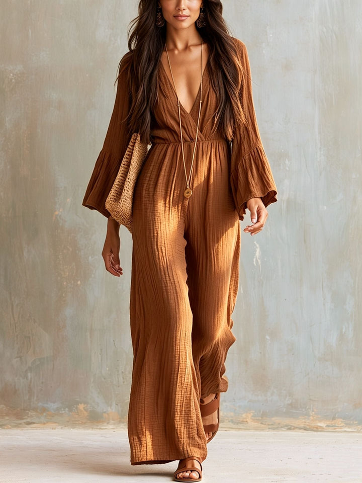 Florabelle - Weitbeiniger Softtouch-Jumpsuit