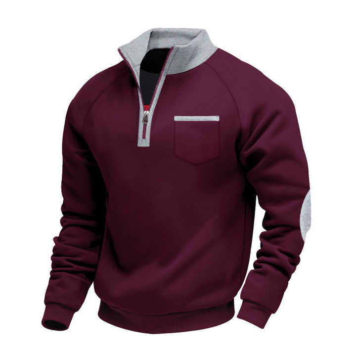 Ivervane - Weicher Halb-Zip-Pullover
