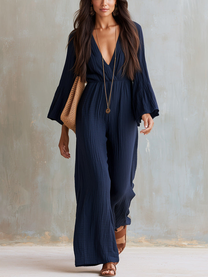 Florabelle - Weitbeiniger Softtouch-Jumpsuit