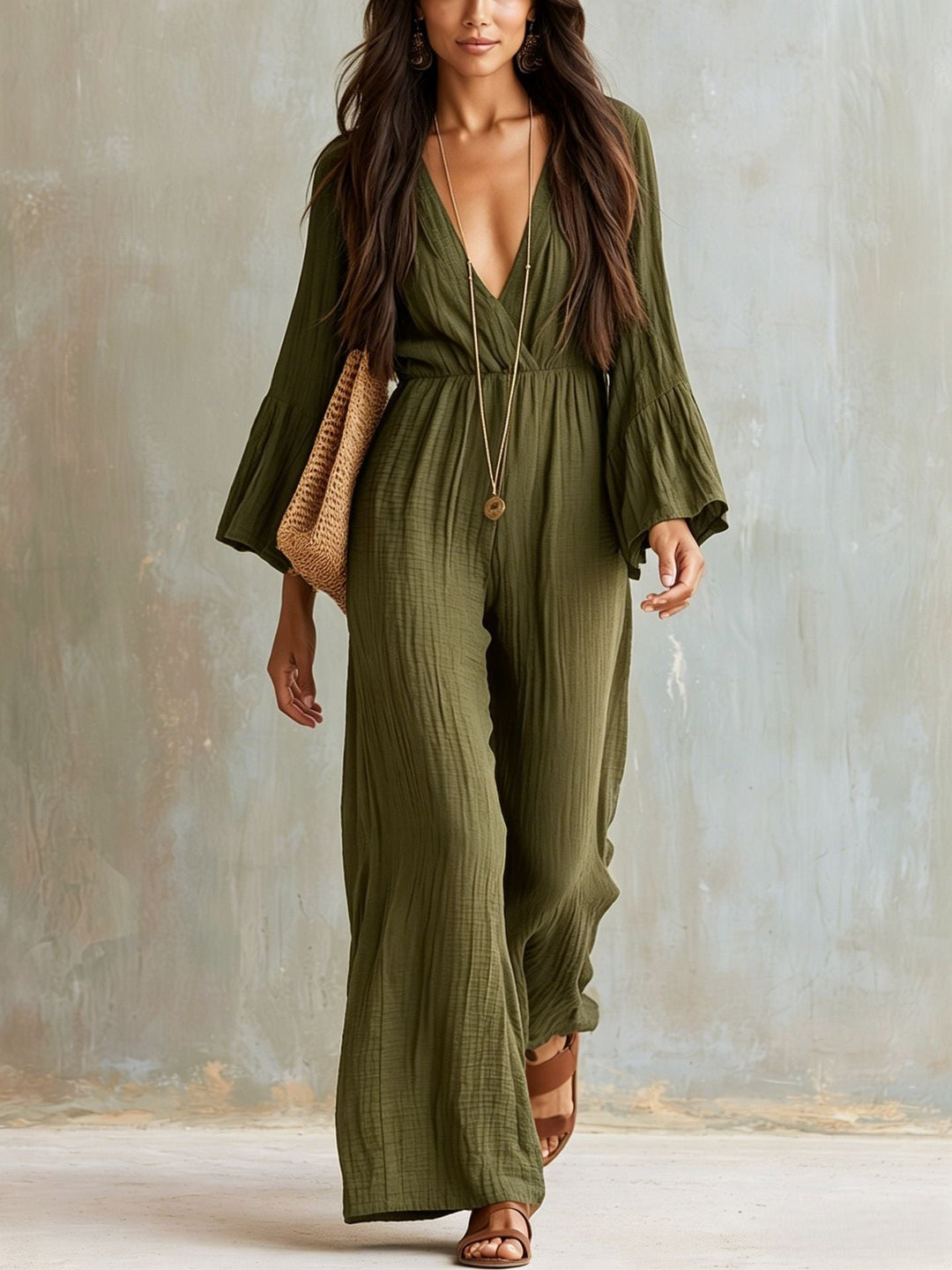 Florabelle - Weitbeiniger Softtouch-Jumpsuit