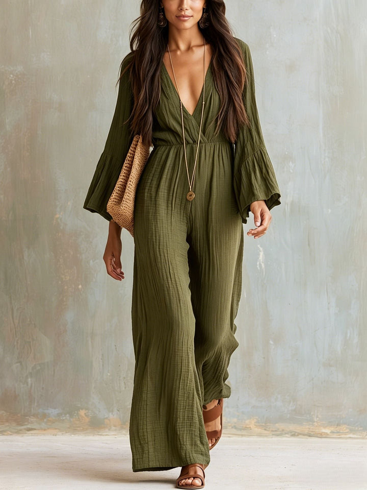 Florabelle - Weitbeiniger Softtouch-Jumpsuit
