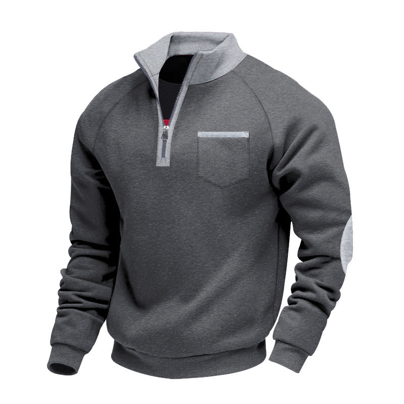 Ivervane - Weicher Halb-Zip-Pullover