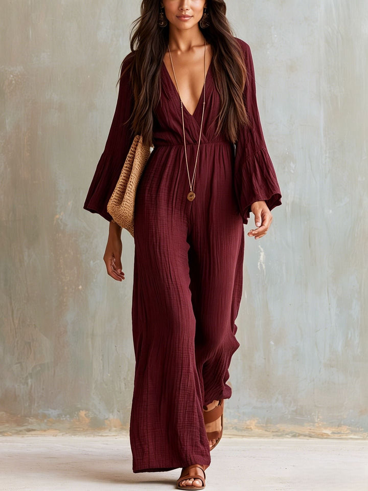 Florabelle - Weitbeiniger Softtouch-Jumpsuit