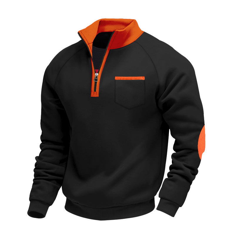 Ivervane - Weicher Halb-Zip-Pullover