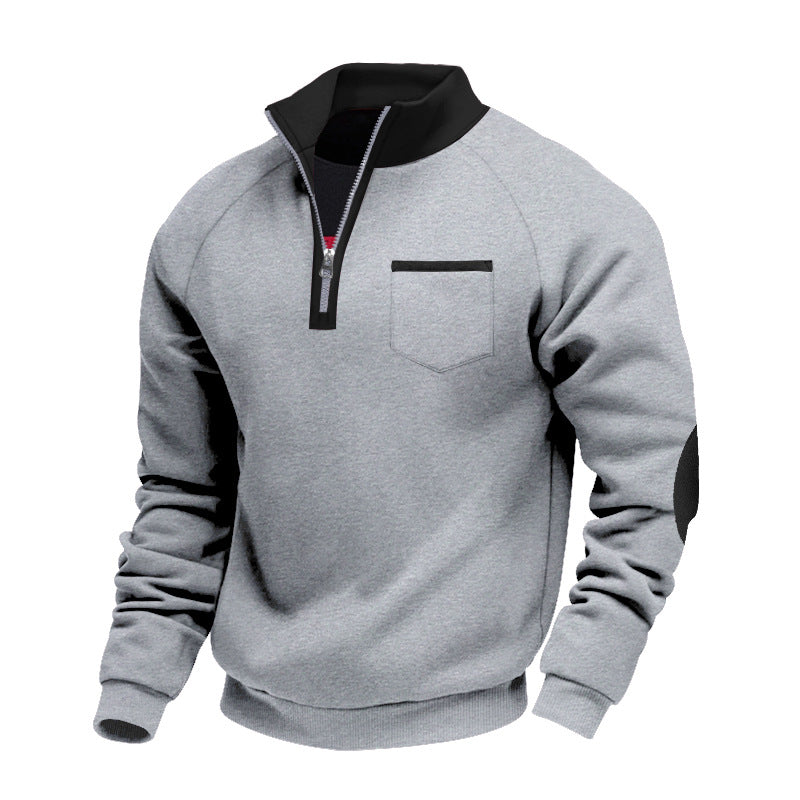 Ivervane - Weicher Halb-Zip-Pullover