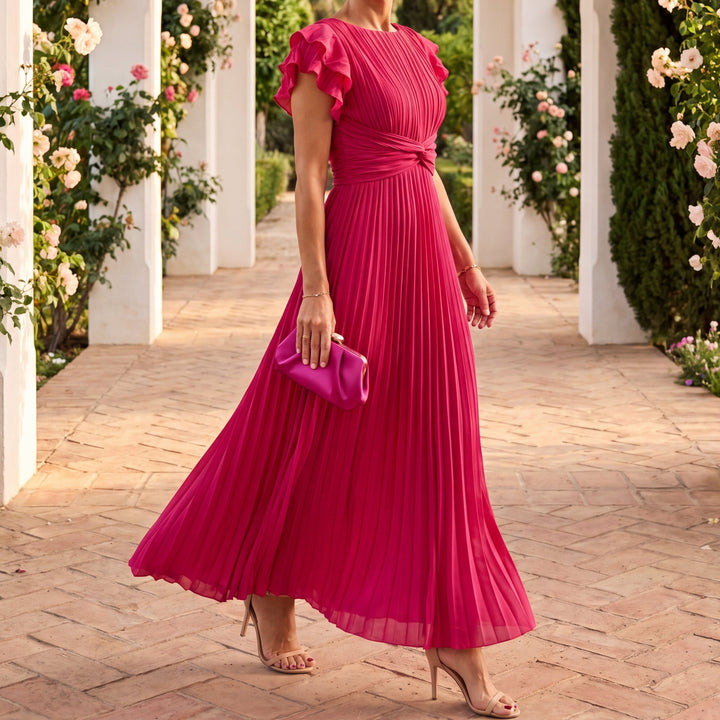 Mirren - Drapiertes Anlasskleid