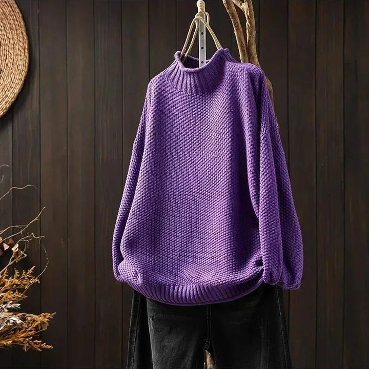 Oriane - Strukturierter Rollkragenpullover
