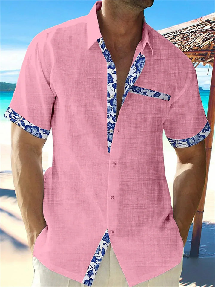 Eastcott - Freizeit-Sommerhemd mit Ethno-Print
