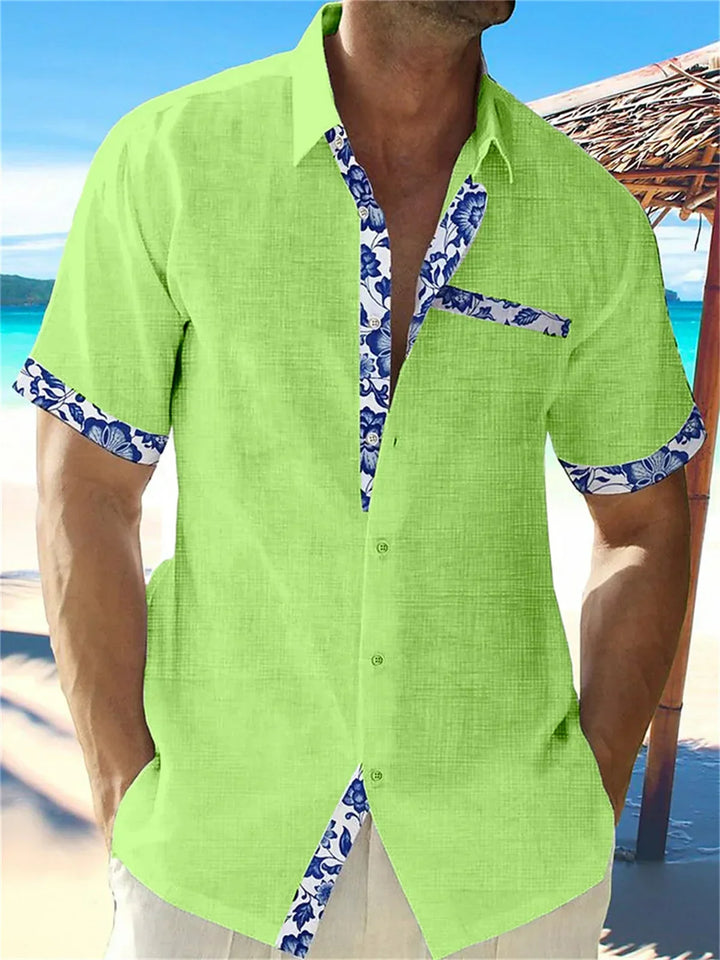 Eastcott - Freizeit-Sommerhemd mit Ethno-Print