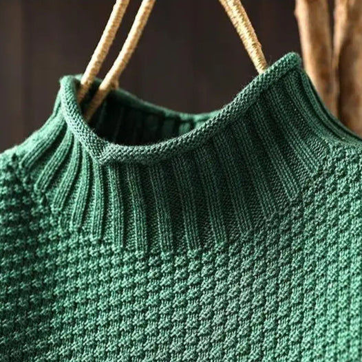 Oriane - Strukturierter Rollkragenpullover