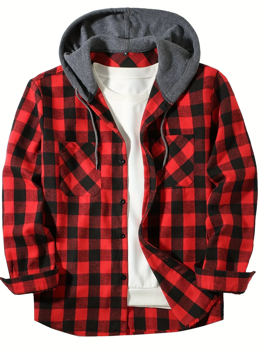 Jastor - Wattierte Karo-Jacke