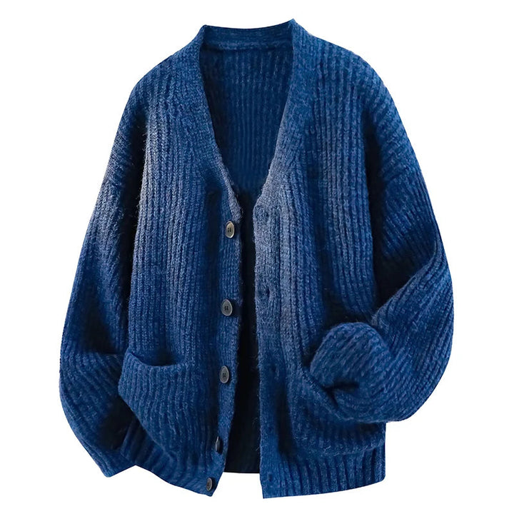 Galienne - superweicher Oversize-Cardigan mit V-Ausschnitt