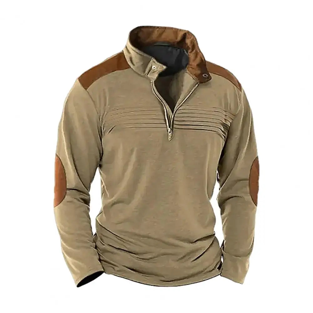 Montague - Soft-Touch-Pullover mit halbem Reissverschluss