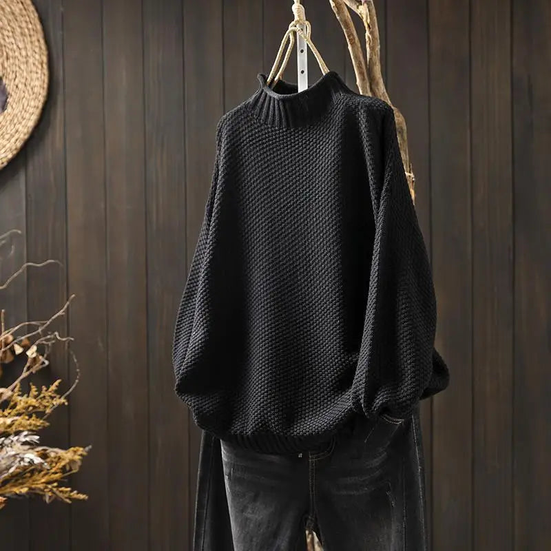 Oriane - Strukturierter Rollkragenpullover