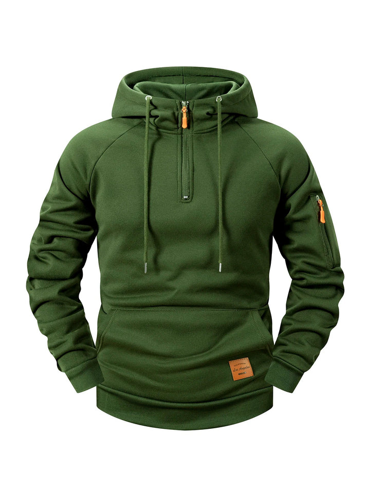 Quenford - Softtouch-Kapuzenjacke mit Reissverschluss