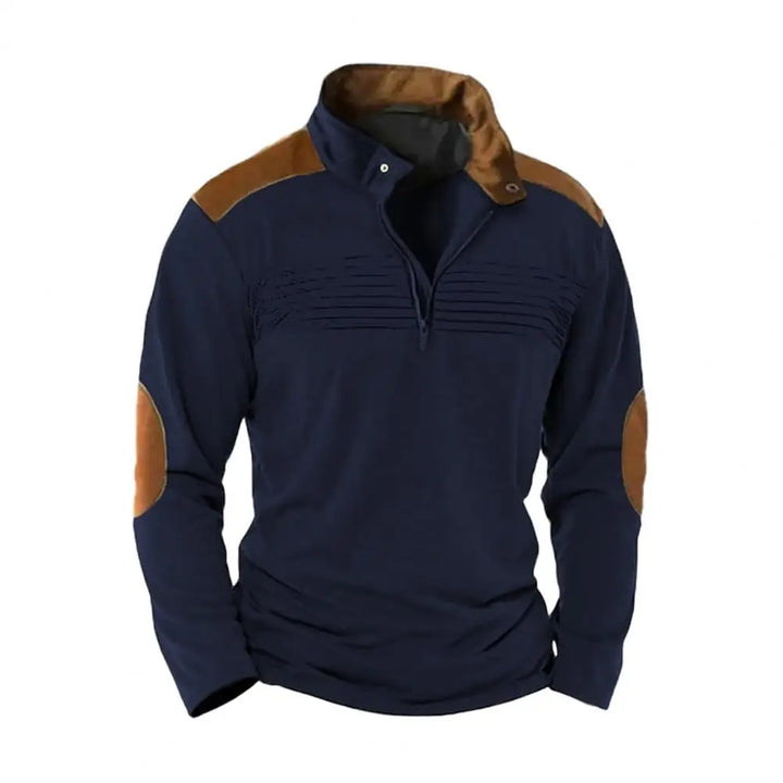 Montague - Soft-Touch-Pullover mit halbem Reissverschluss