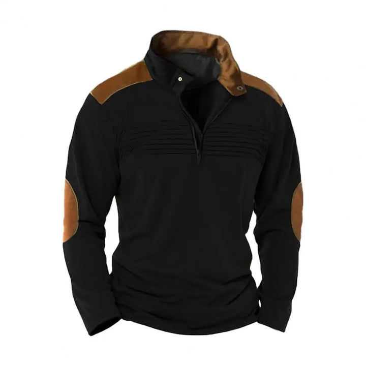 Montague - Soft-Touch-Pullover mit halbem Reissverschluss