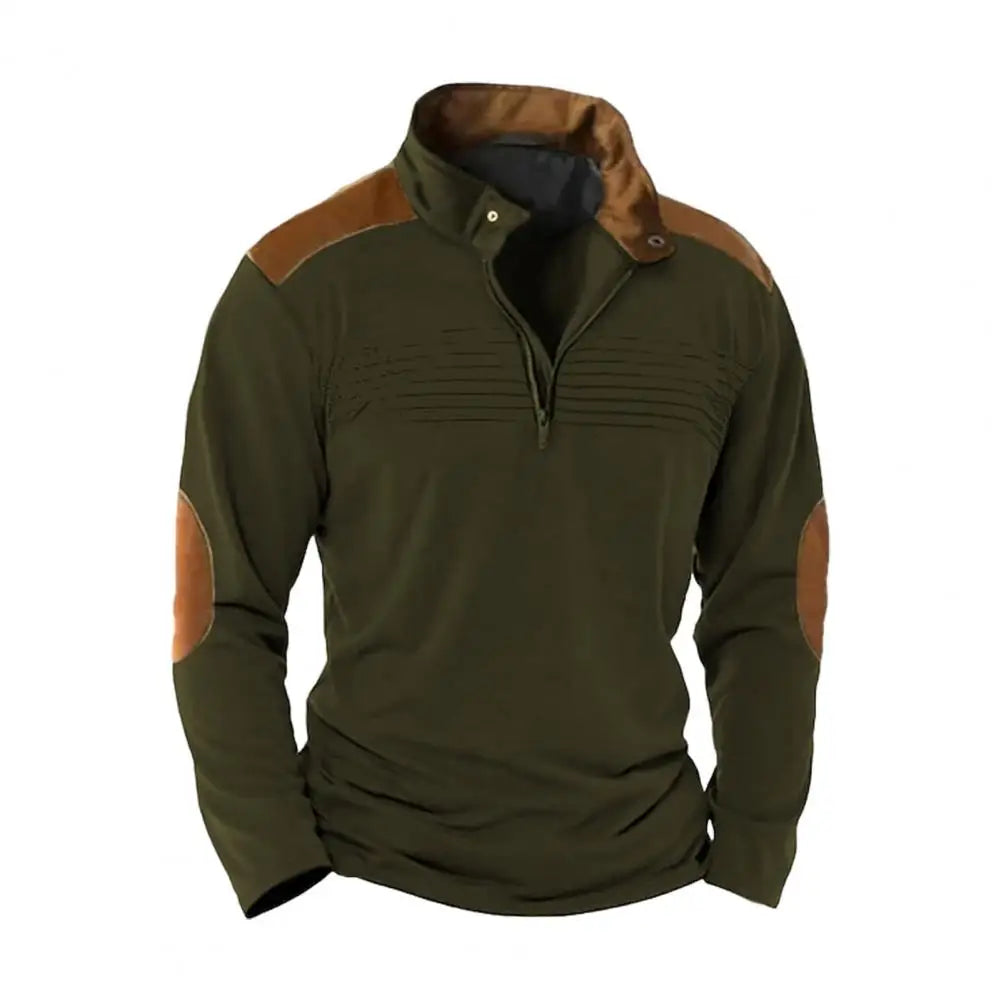 Montague - Soft-Touch-Pullover mit halbem Reissverschluss