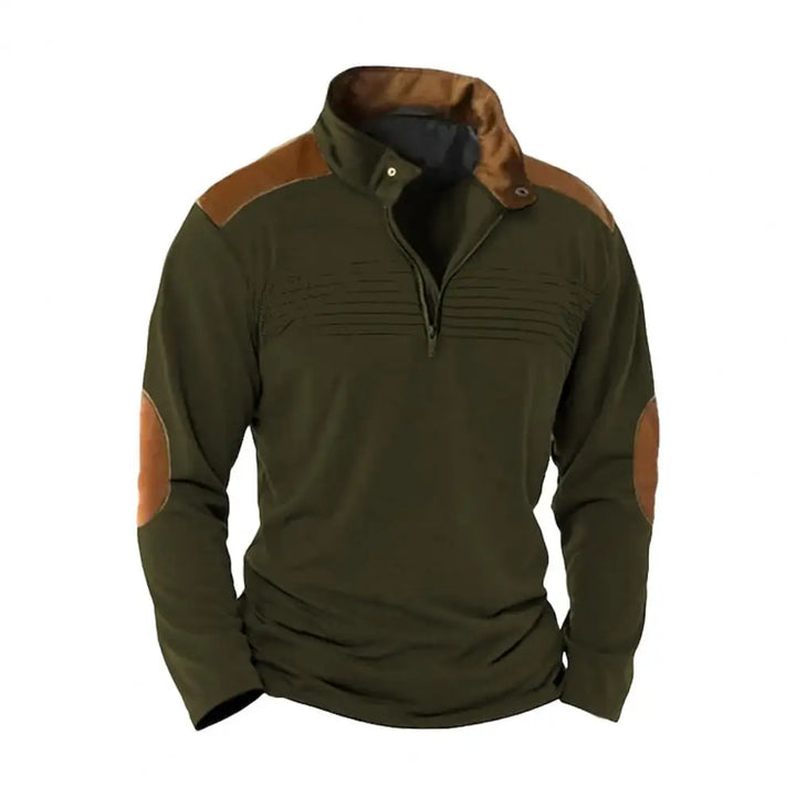 Montague - Soft-Touch-Pullover mit halbem Reissverschluss