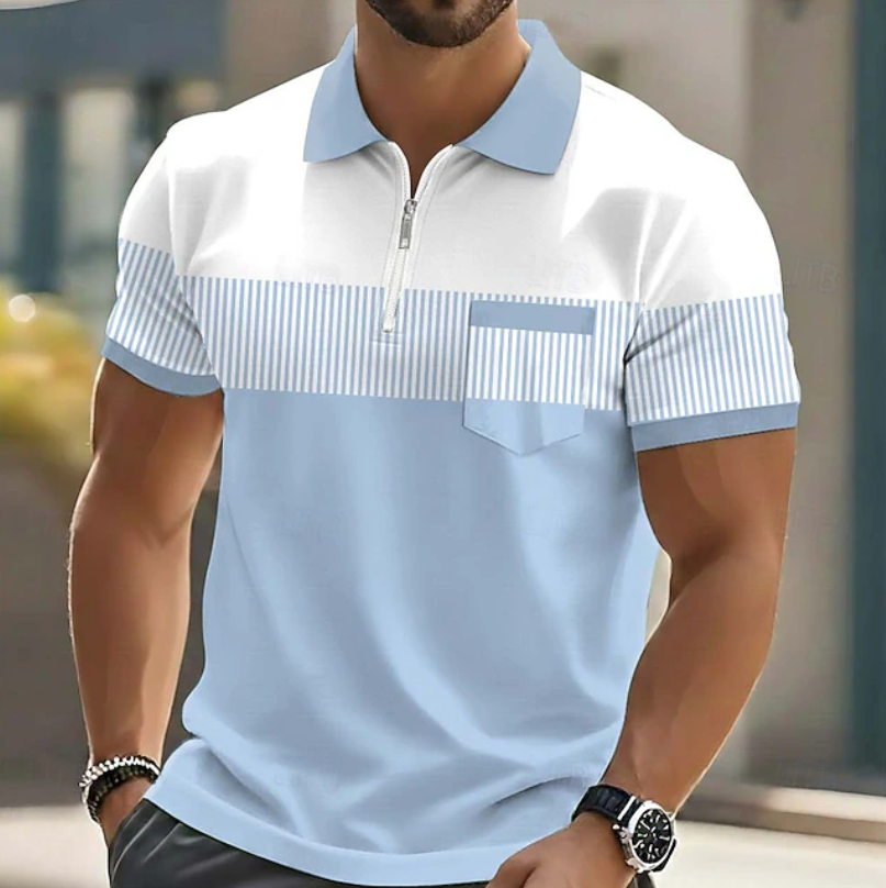 Bexford - Poloshirt mit weicher Haptik und Reissverschluss
