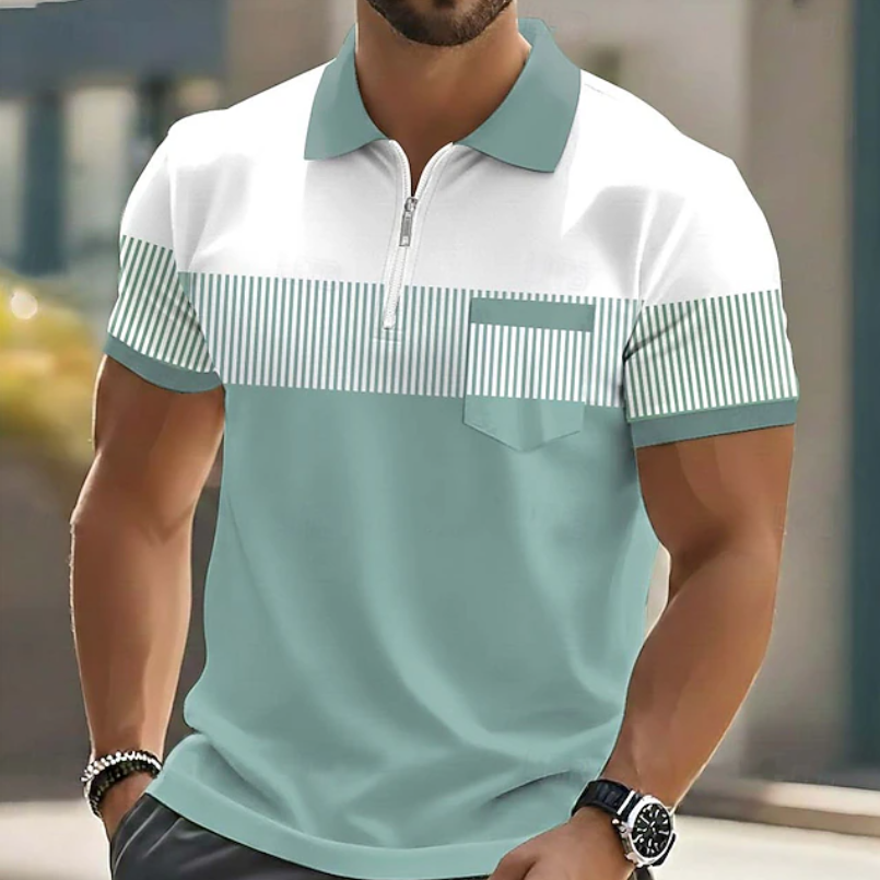 Bexford - Poloshirt mit weicher Haptik und Reissverschluss