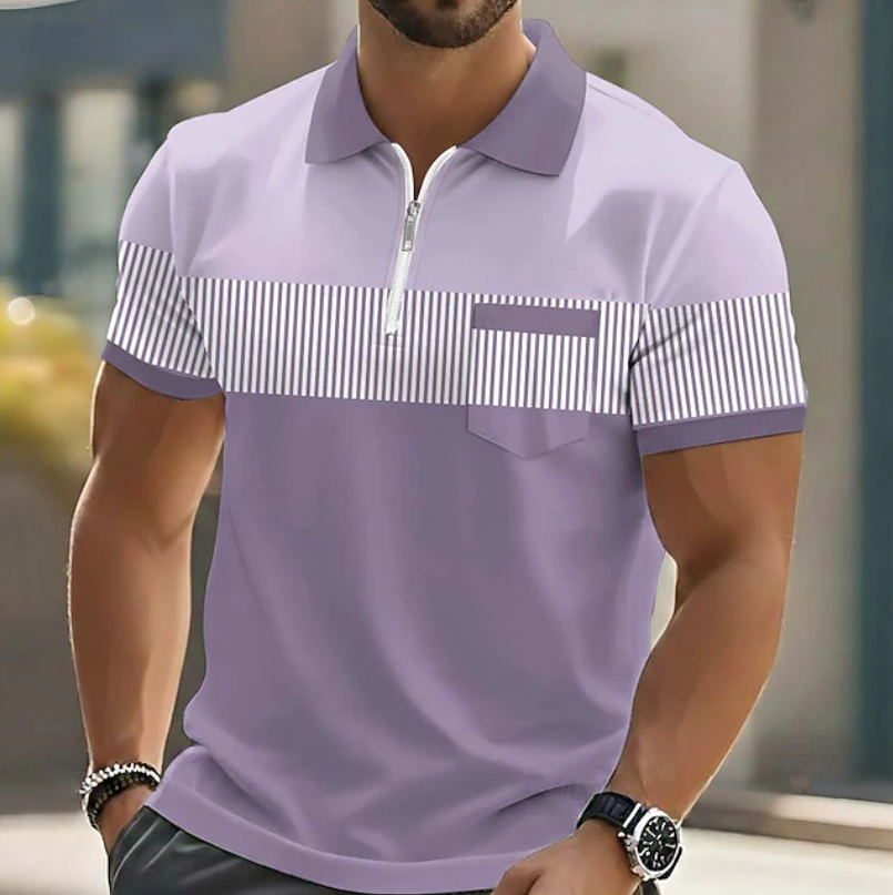 Bexford - Poloshirt mit weicher Haptik und Reissverschluss