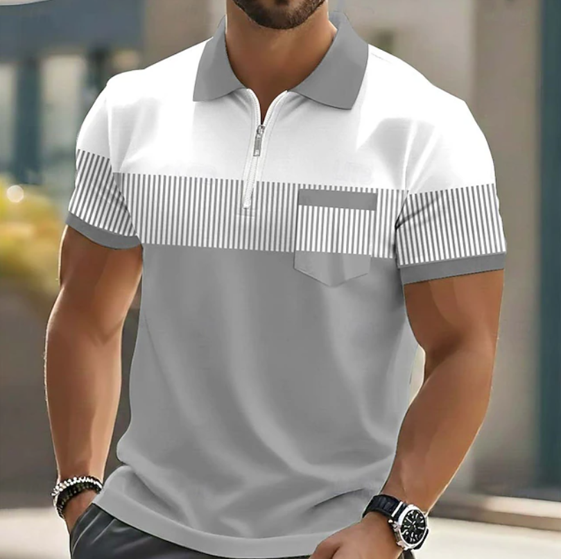Bexford - Poloshirt mit weicher Haptik und Reissverschluss