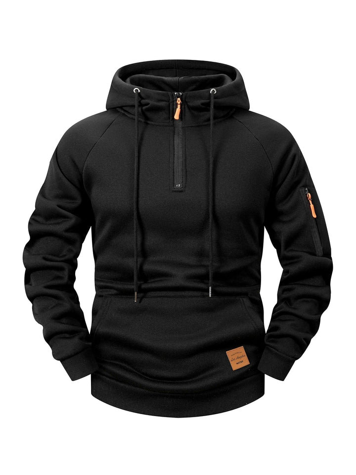 Quenford - Softtouch-Kapuzenjacke mit Reissverschluss