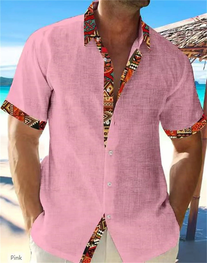 Eastcott - Freizeit-Sommerhemd mit Ethno-Print