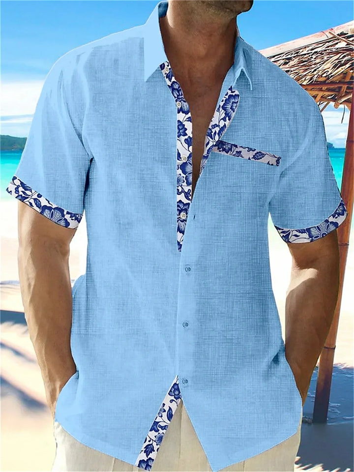 Eastcott - Freizeit-Sommerhemd mit Ethno-Print