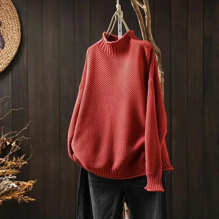 Oriane - Strukturierter Rollkragenpullover
