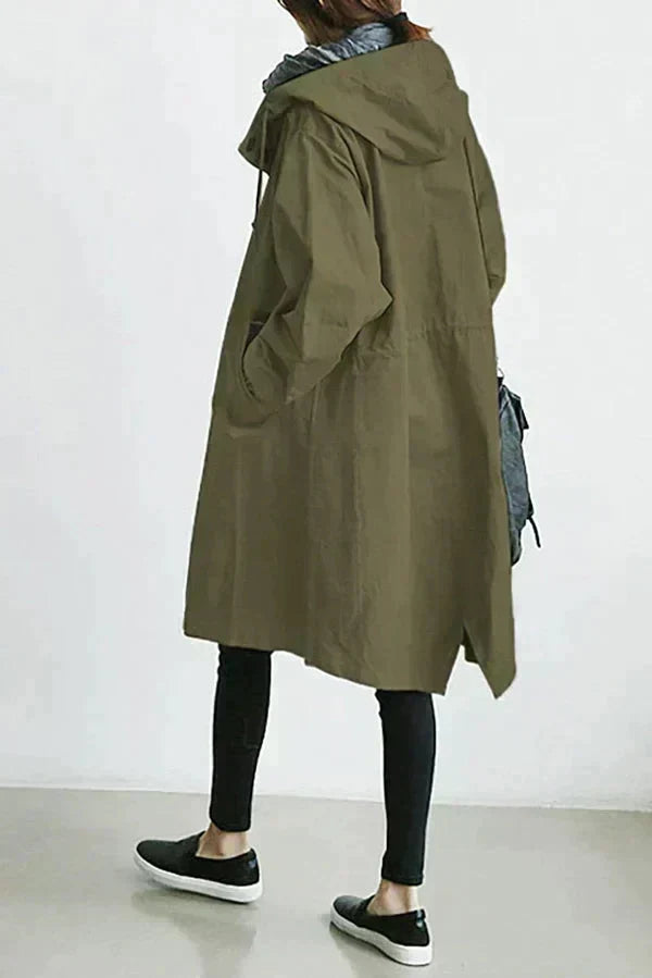 Lyonesse - Wasserabweisender Übergrosser Trenchcoat