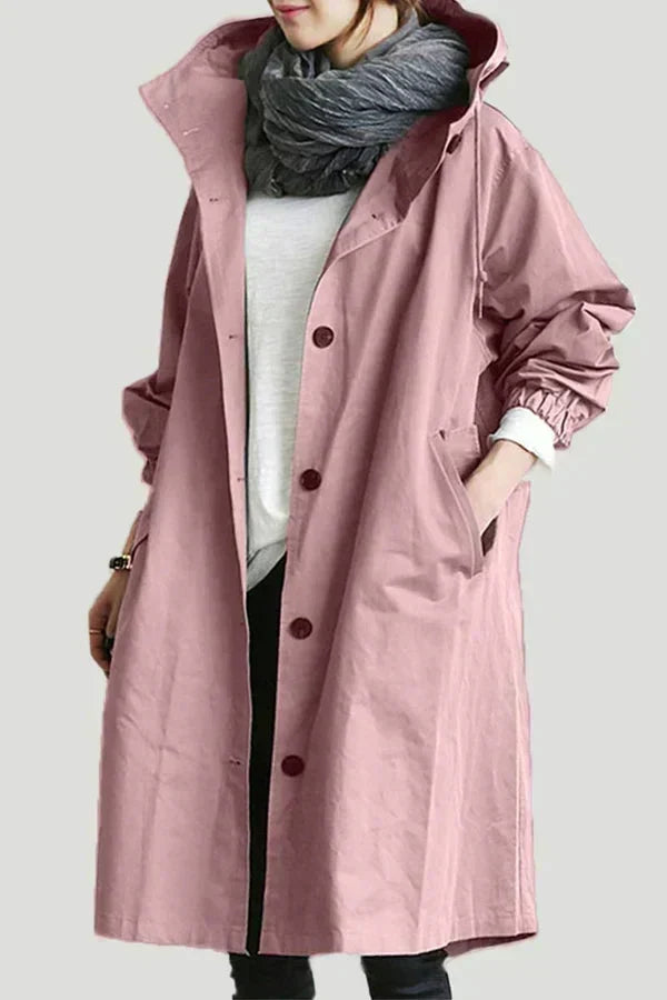 Lyonesse - Wasserabweisender Übergrosser Trenchcoat