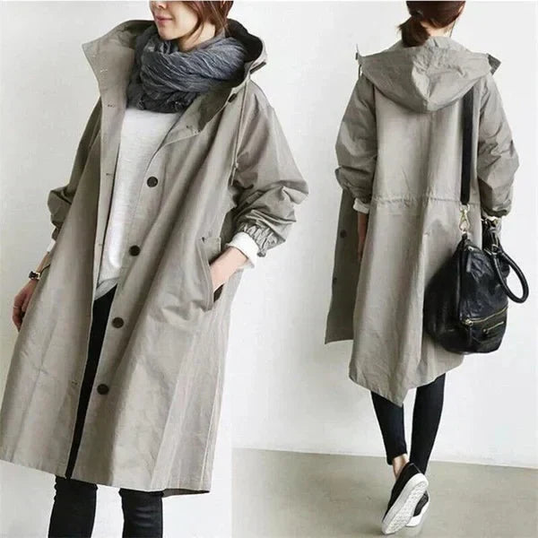 Lyonesse - Wasserabweisender Übergrosser Trenchcoat