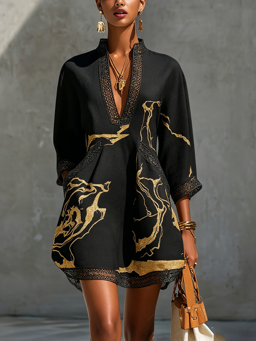 Estelline - Premium A-Linien-Kleid aus Leinen