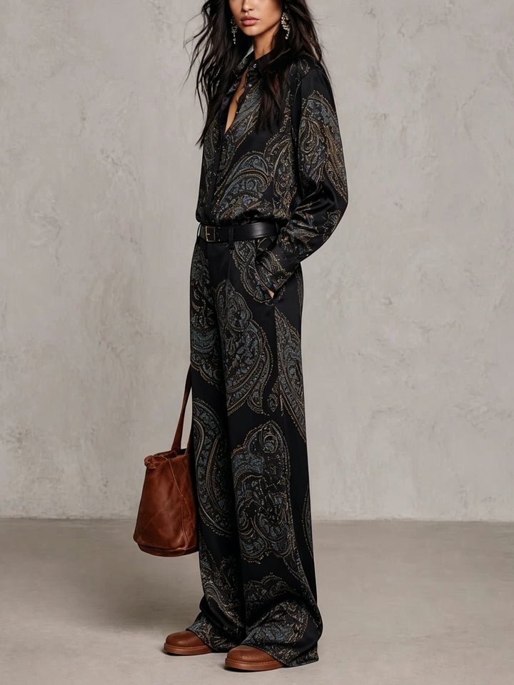 Jessamira - Seidiger Paisley-Zweiteiler