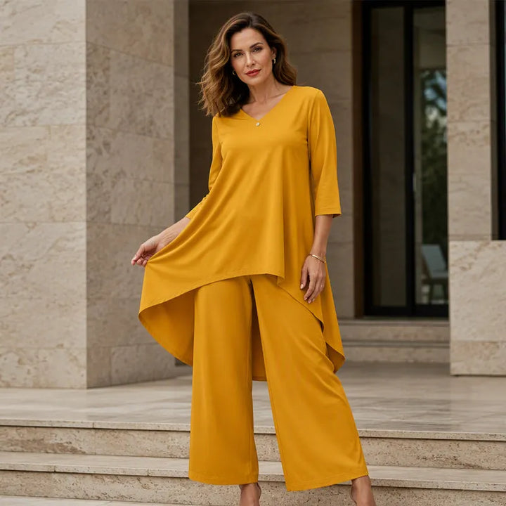 Laurivelle - Soft-Touch Maxikleid in Plus Size