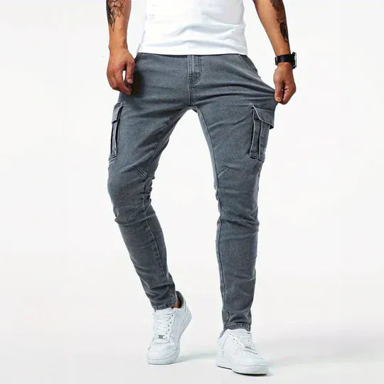 Asher - Premium-Cargo-Jeans