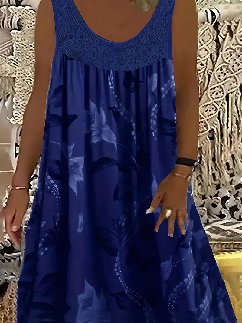 Ariadne - Elegantes Shiftkleid mit floralem Print