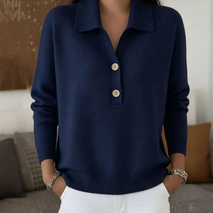 Marcellisse - Kuschelweicher V-Ausschnitt-Pullover