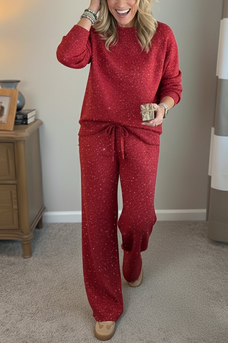 Celia - schimmernder Zweiteiler aus Jacke und Hose