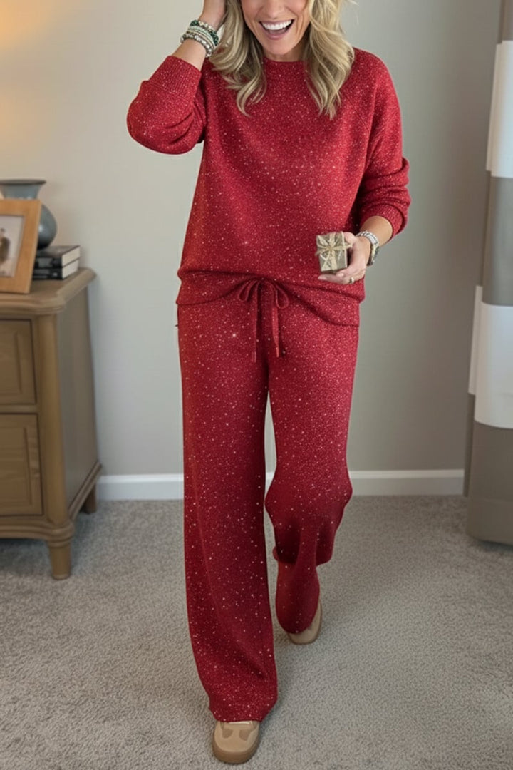 Celia - schimmernder Zweiteiler aus Jacke und Hose