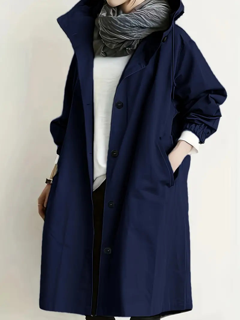 Lyonesse - Wasserabweisender Übergrosser Trenchcoat