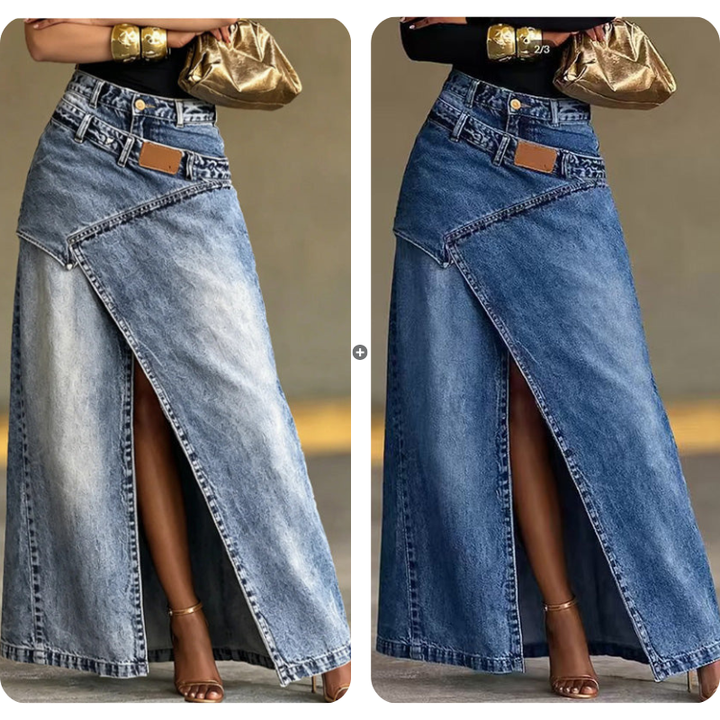 Anella - Maxirock in Vintage-Waschung