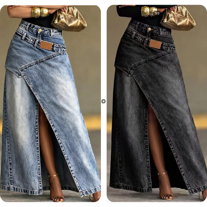 Anella - Maxirock in Vintage-Waschung
