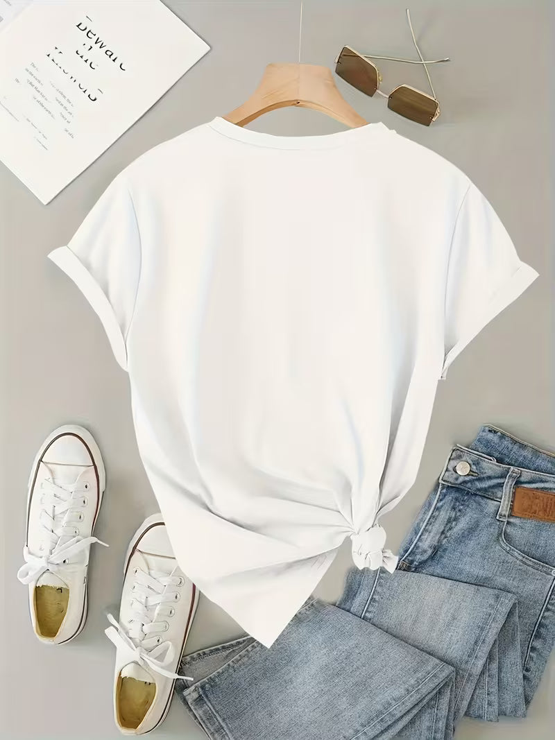 Sarai - T-Shirt mit Kaffee-Herz-Print