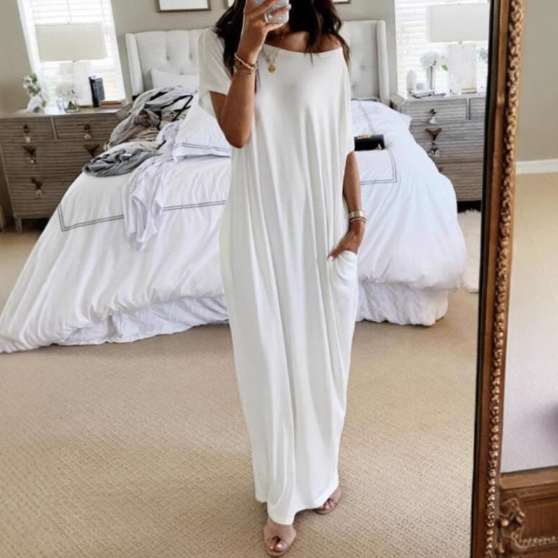 Adalynne - Legeres schulterfreies Maxikleid