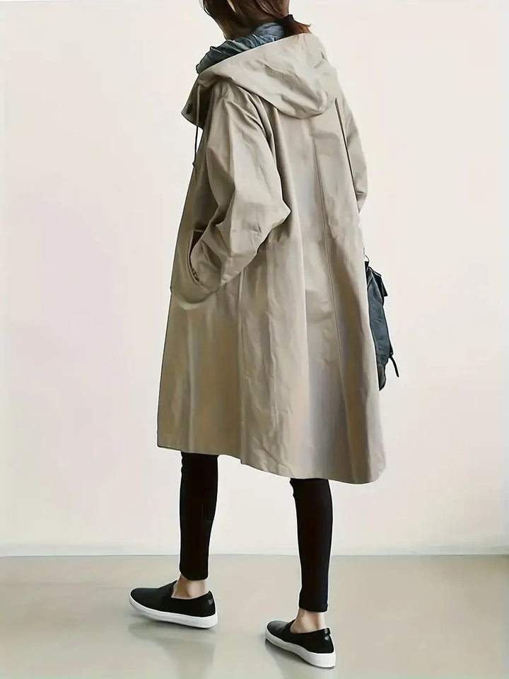 Lyonesse - Wasserabweisender Übergrosser Trenchcoat