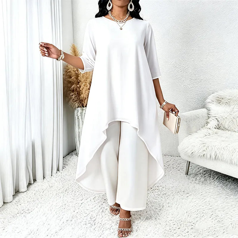 Laurivelle - Soft-Touch Maxikleid in Plus Size