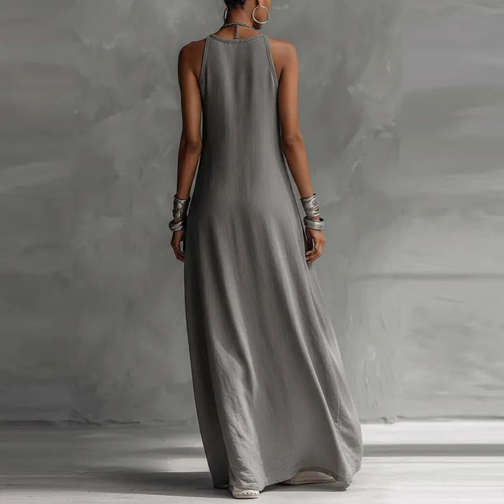 Zarella - Soft-Touch-Colorblock-Maxikleid